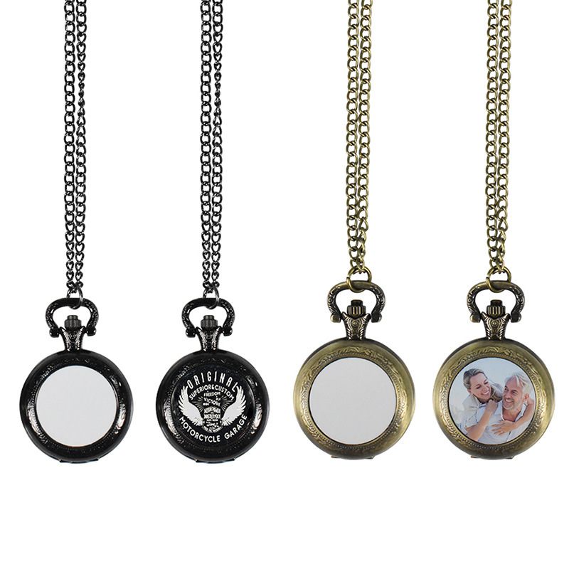 Vintage Watch Crystal - Custom Vintage Metal Pocket Watch Pendant