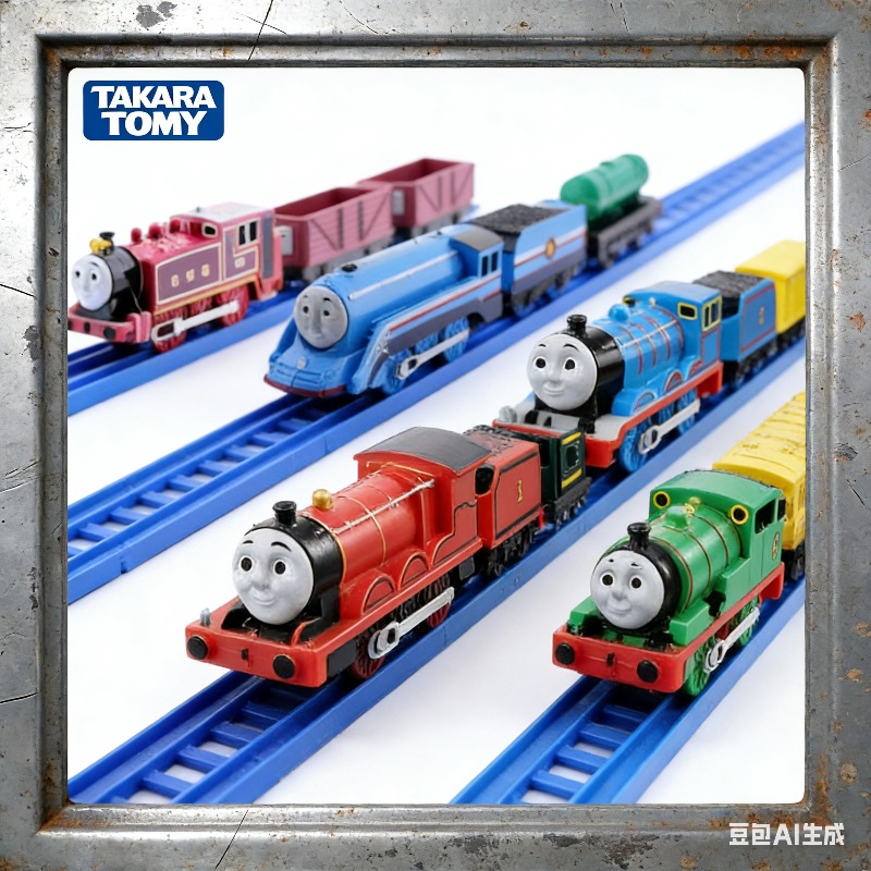 Vintage Collectible Toy Cars - TOMICA Plurileaf Electric Train Thomas Henry