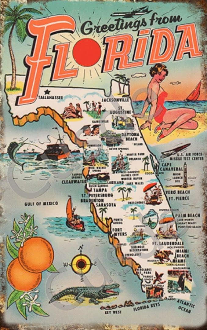 Cusde Vintage 1954 Greetings f - Vintage Collectible Posters ulasan dan harga