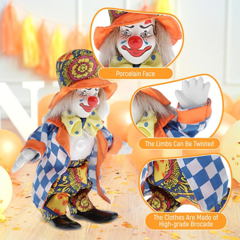 Ceramic Porcelain Jester Clown - Vintage Collectible Porcelain Dolls ulasan dan harga