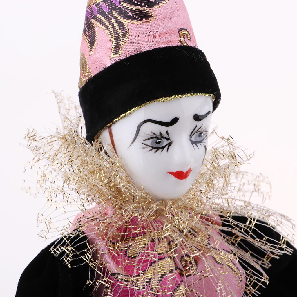 22cm Porcelain Clown Dolls Col - Vintage Collectible Porcelain Dolls ulasan dan harga