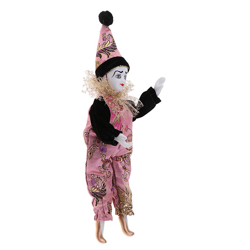 22cm Porcelain Clown Dolls Col - Vintage Collectible Porcelain Dolls ulasan dan harga
