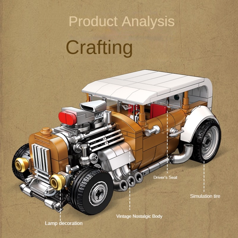 Retro vintage car building blo - Vintage Collectible Toy Cars ulasan dan harga