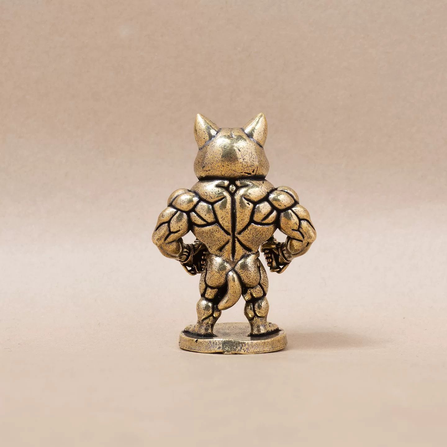 1PC Mini Brass Statue of A Mus - Vintage Collectible Christmas Ornaments ulasan dan harga