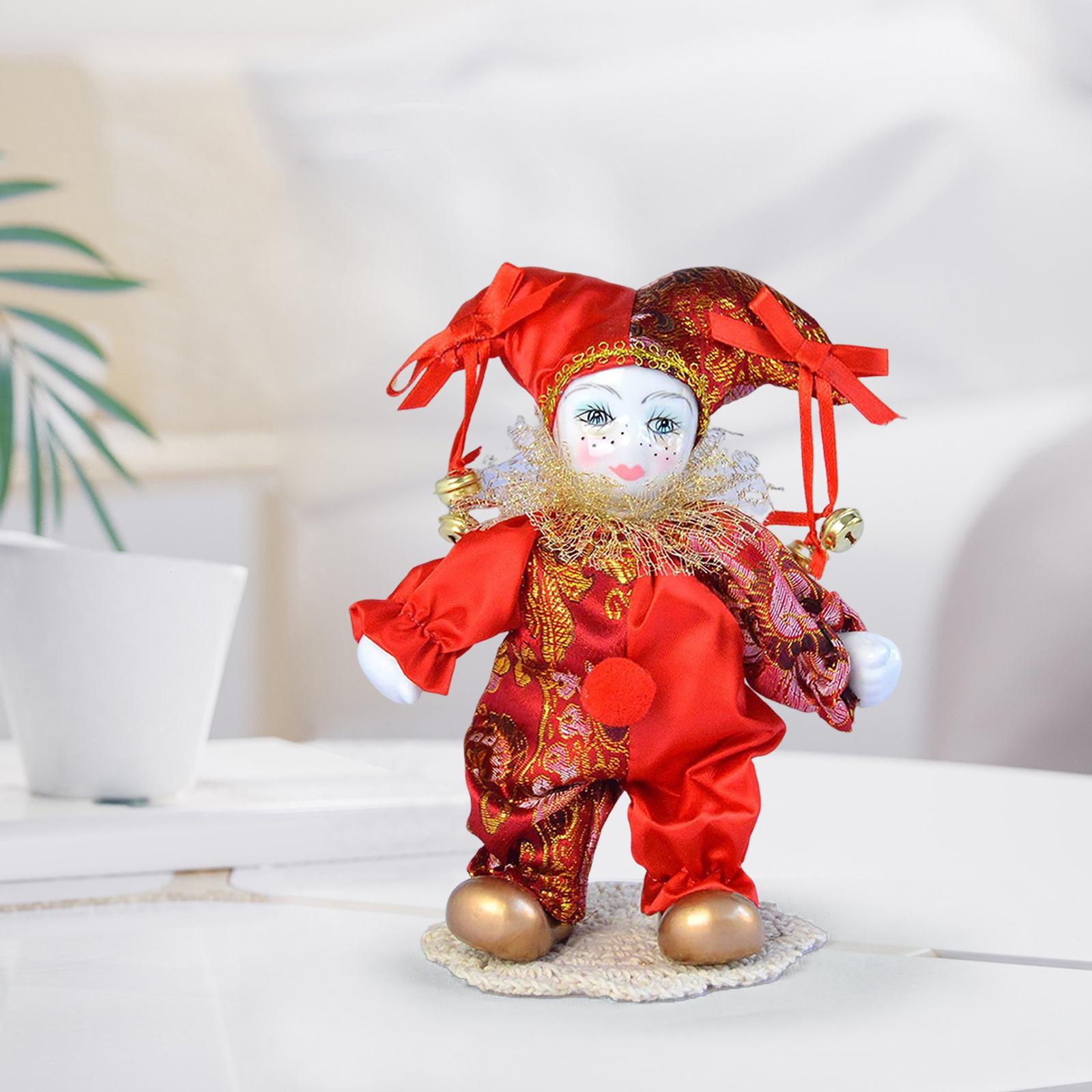 Vintage Harlequin Doll Antique - Vintage Collectible Porcelain Dolls ulasan dan harga