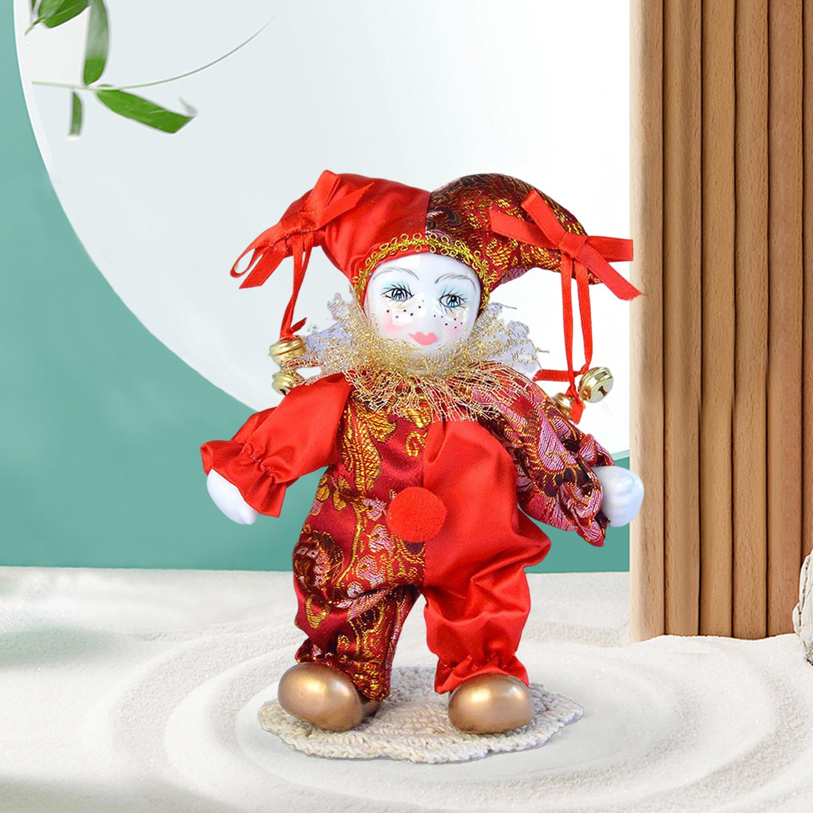 Vintage Harlequin Doll Antique - Vintage Collectible Porcelain Dolls ulasan dan harga