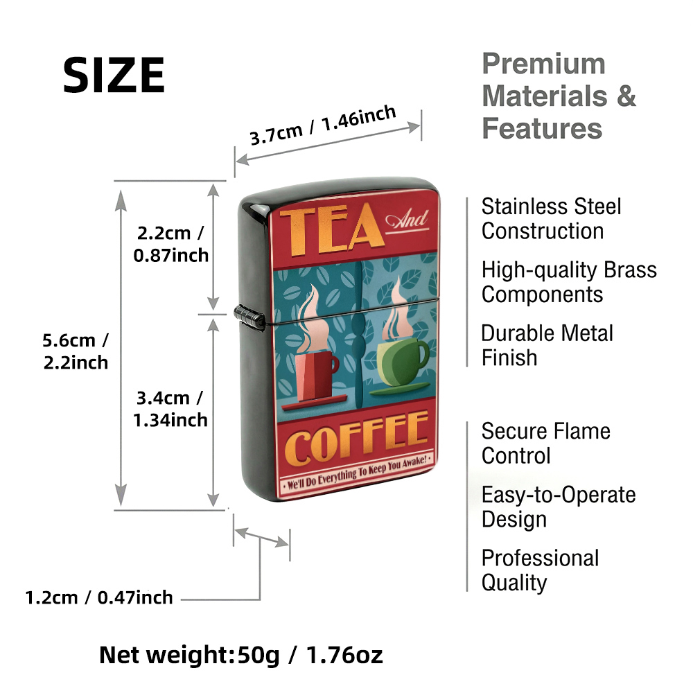 Vintage Flip Top Lighter light - Vintage Collectible Posters ulasan dan harga