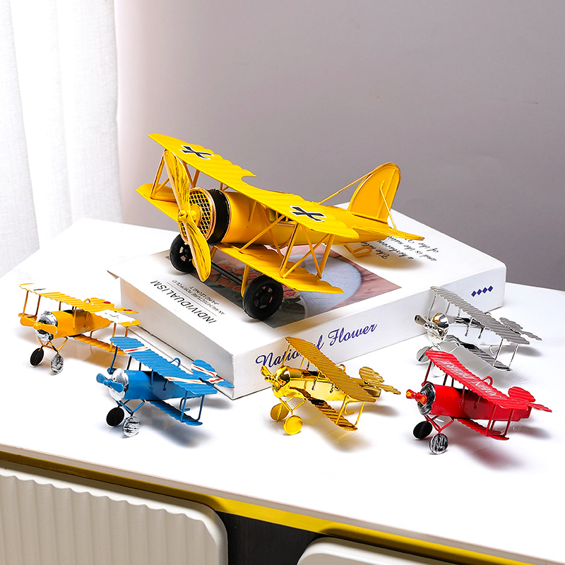 Vintage Metal Airplane Model R - Vintage Collectible Christmas Ornaments ulasan dan harga