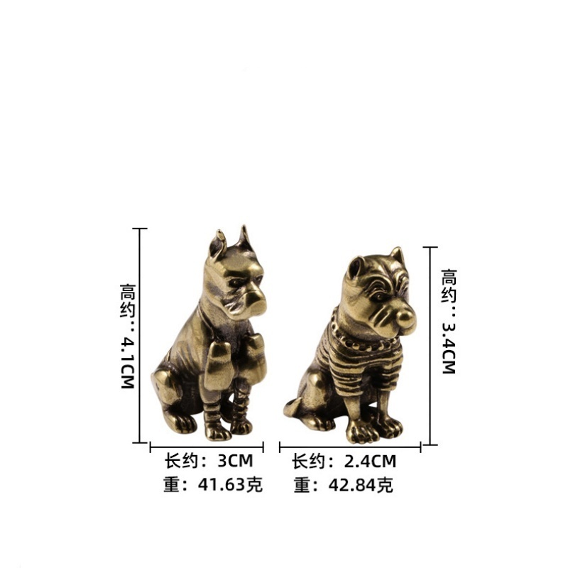 Vintage Solid Brass Pitbull Bu - Vintage Collectible Christmas Ornaments ulasan dan harga