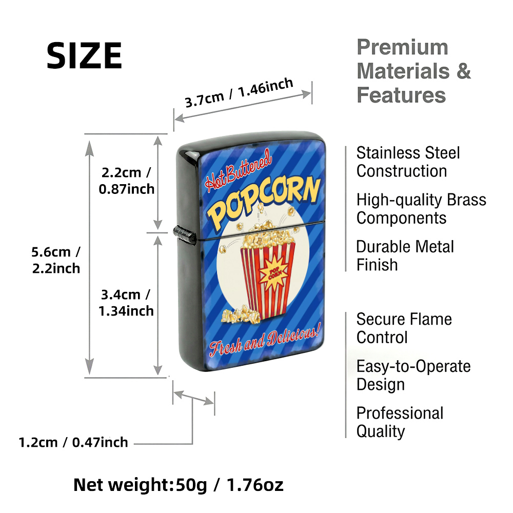Vintage Flip Top Lighter light - Vintage Collectible Posters ulasan dan harga