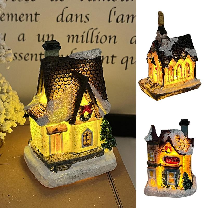 Christmas Village Houses Vinta - Collectible Vintage Lamps ulasan dan harga