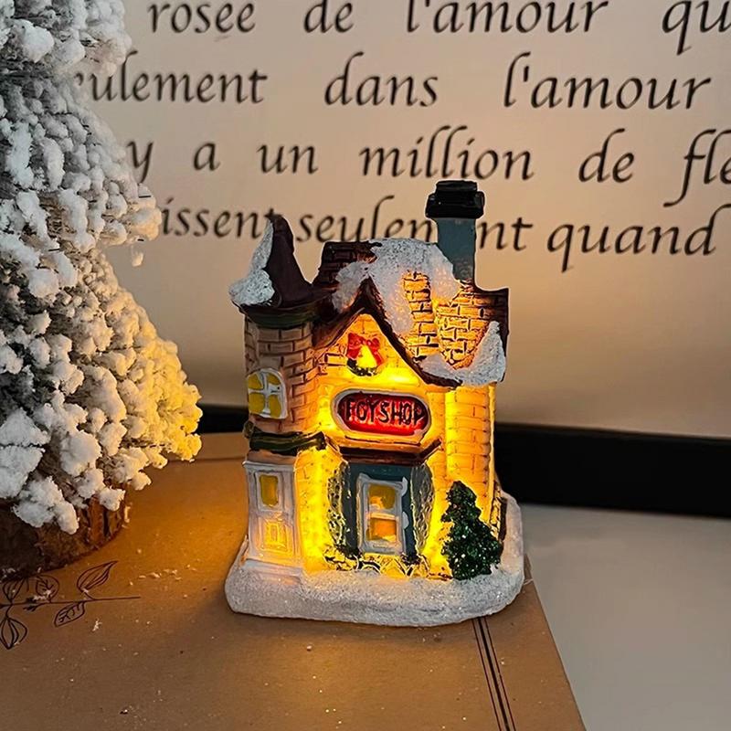 Christmas Village Houses Vinta - Collectible Vintage Lamps ulasan dan harga