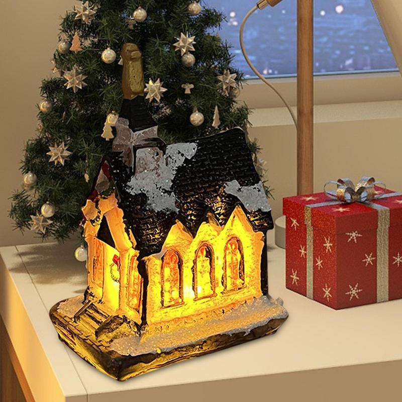 Christmas Village Houses Vinta - Collectible Vintage Lamps ulasan dan harga