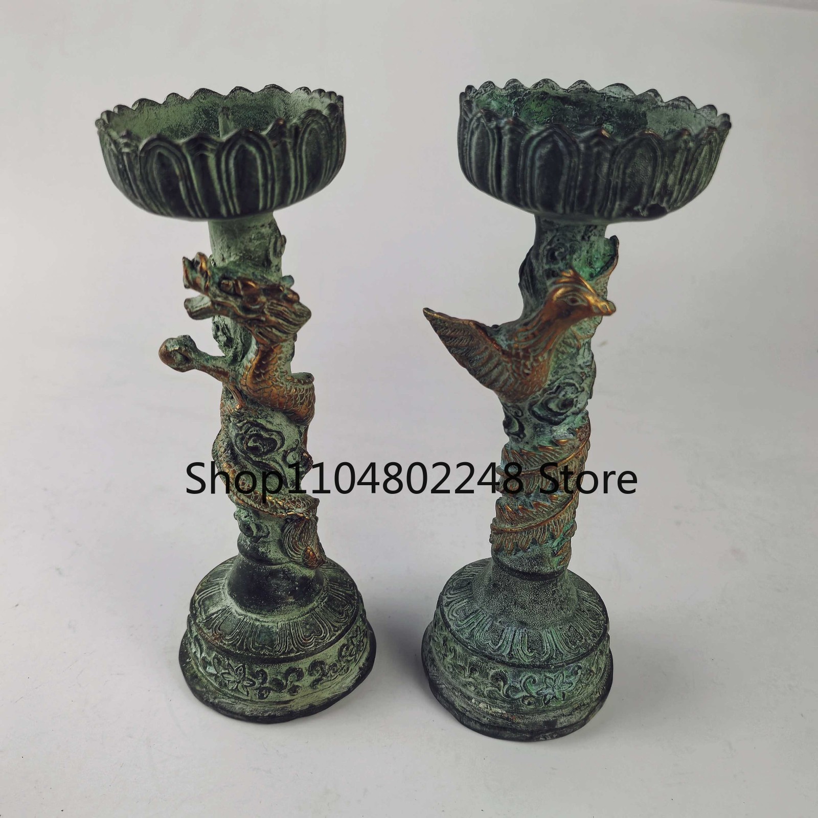 Folk Collection A pair Old Bro - Collectible Vintage Lamps ulasan dan harga