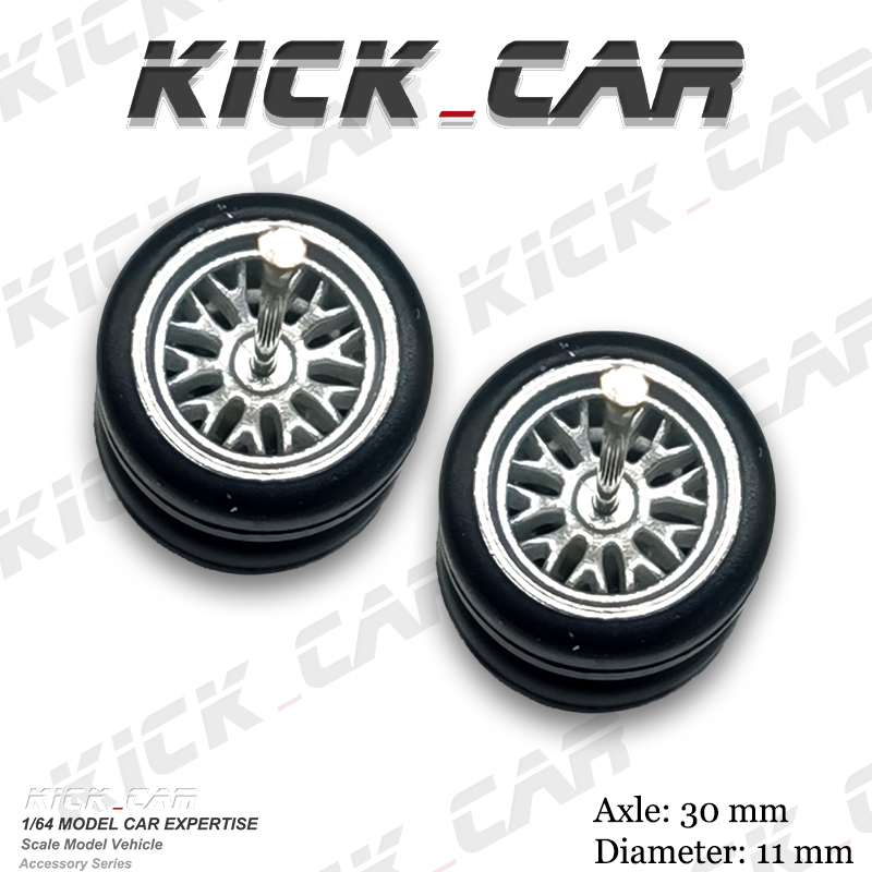 1/64 Model Car Wheels with Rub - Vintage Collectible Toy Cars ulasan dan harga