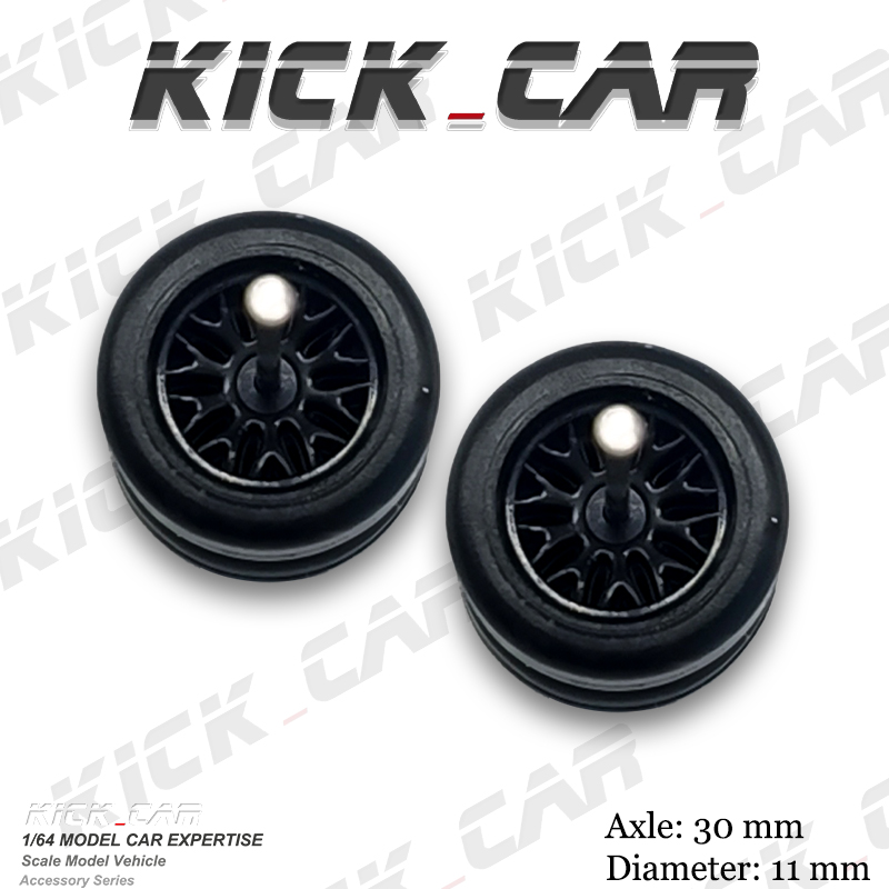 1/64 Model Car Wheels with Rub - Vintage Collectible Toy Cars ulasan dan harga