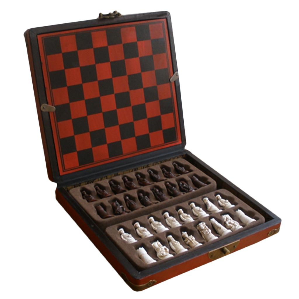 Chinese Chess Set Wooden Minia - Vintage Collection Playset ulasan dan harga