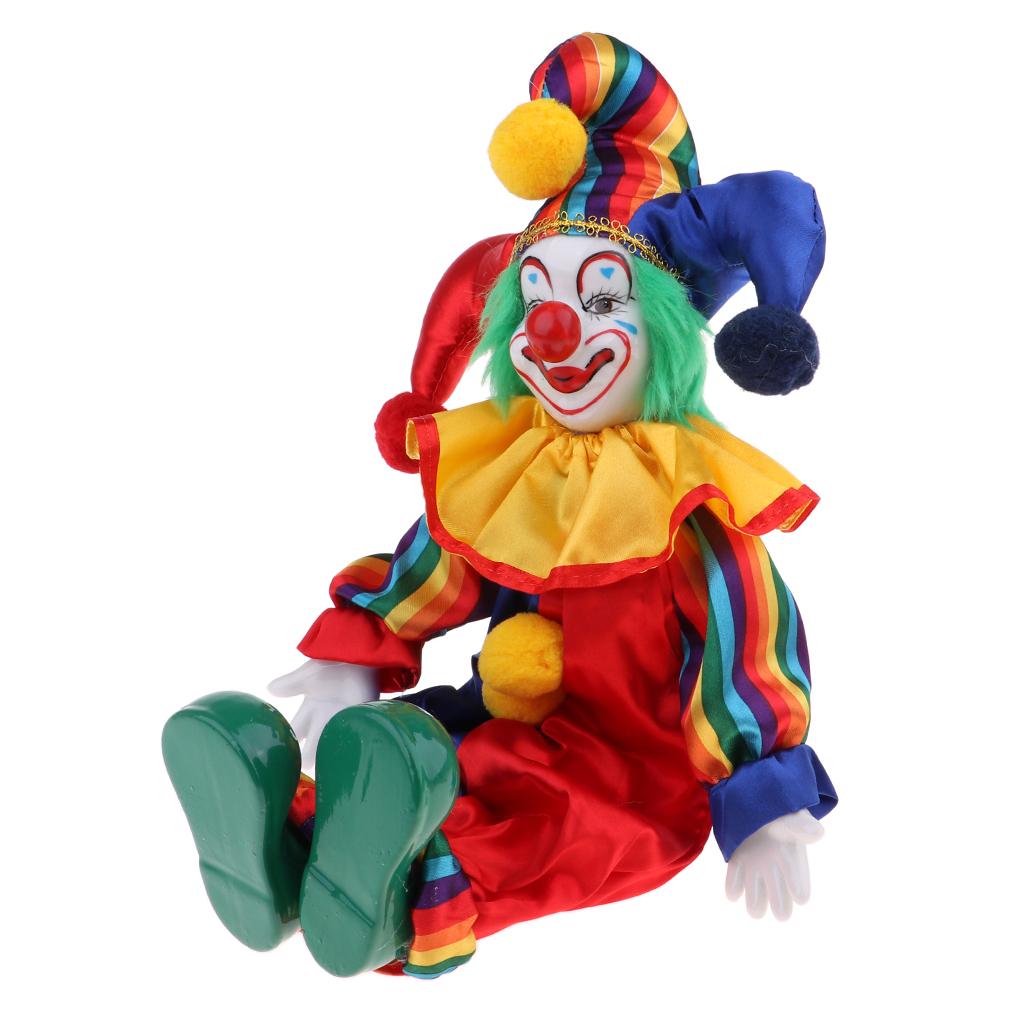 Handmade Porcelain Clown Dolls - Vintage Collectible Porcelain Dolls ulasan dan harga