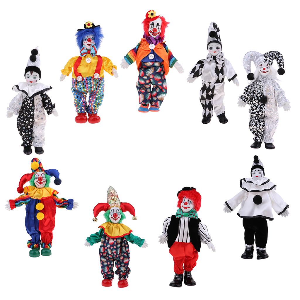 Handmade Porcelain Clown Dolls - Vintage Collectible Porcelain Dolls ulasan dan harga