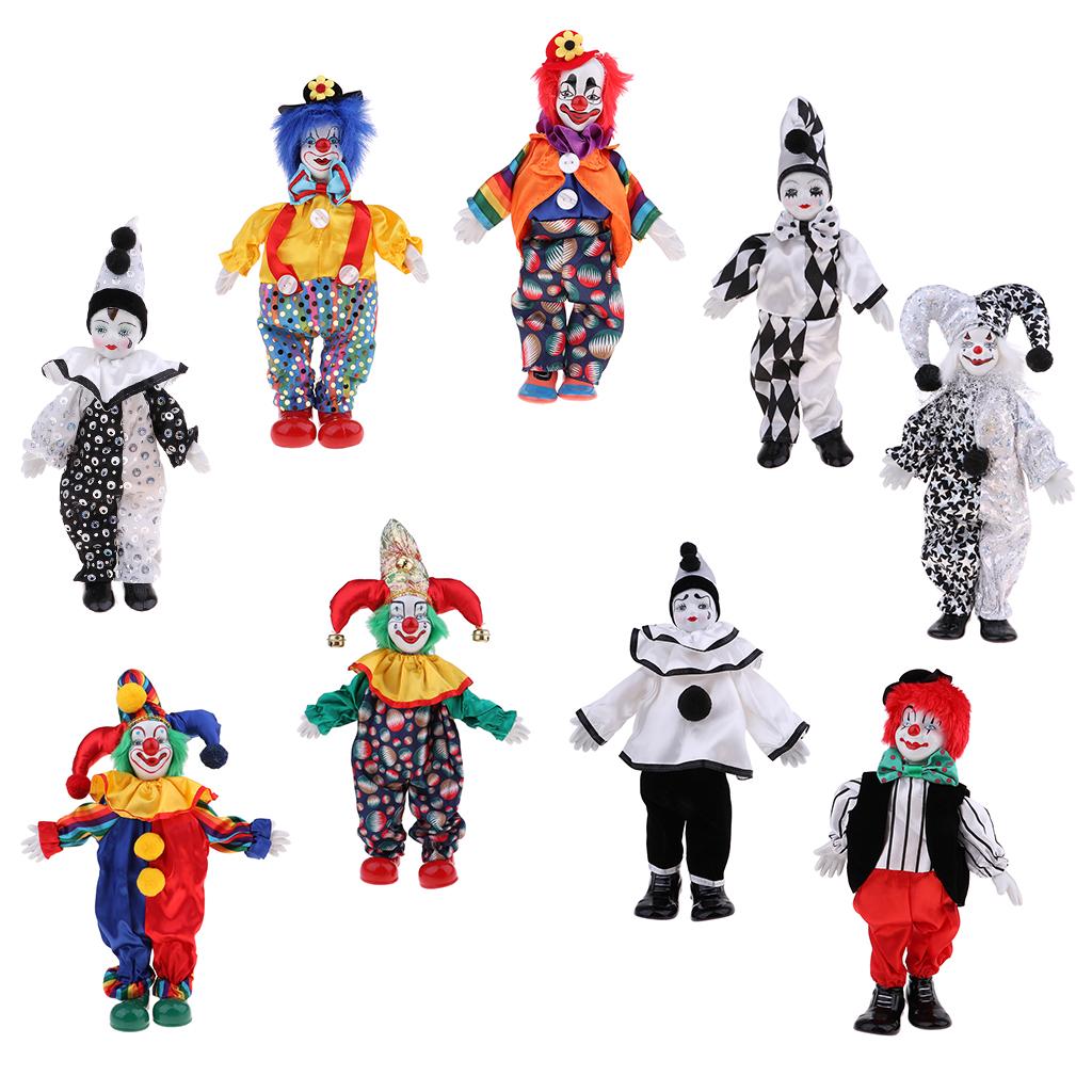Handmade Porcelain Clown Dolls - Vintage Collectible Porcelain Dolls ulasan dan harga