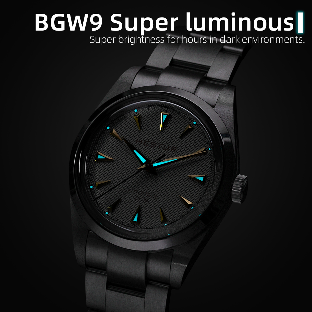 Hestur Luxury Men's Watch Auto - Vintage Watch Crystal ulasan dan harga