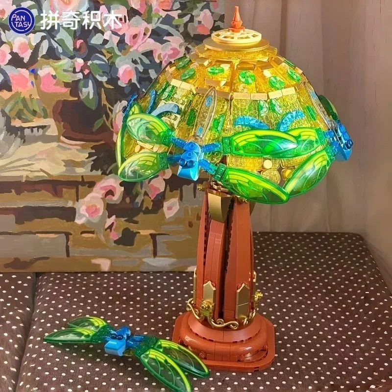 Pantasy Vintage Glass Desk Lam - Collectible Vintage Lamps ulasan dan harga