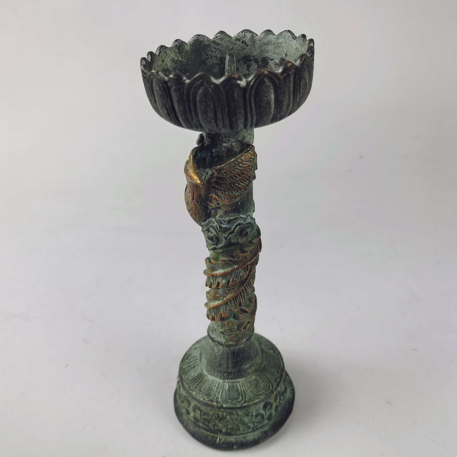 Old Bronze Relief carved Gilde - Collectible Vintage Lamps ulasan dan harga