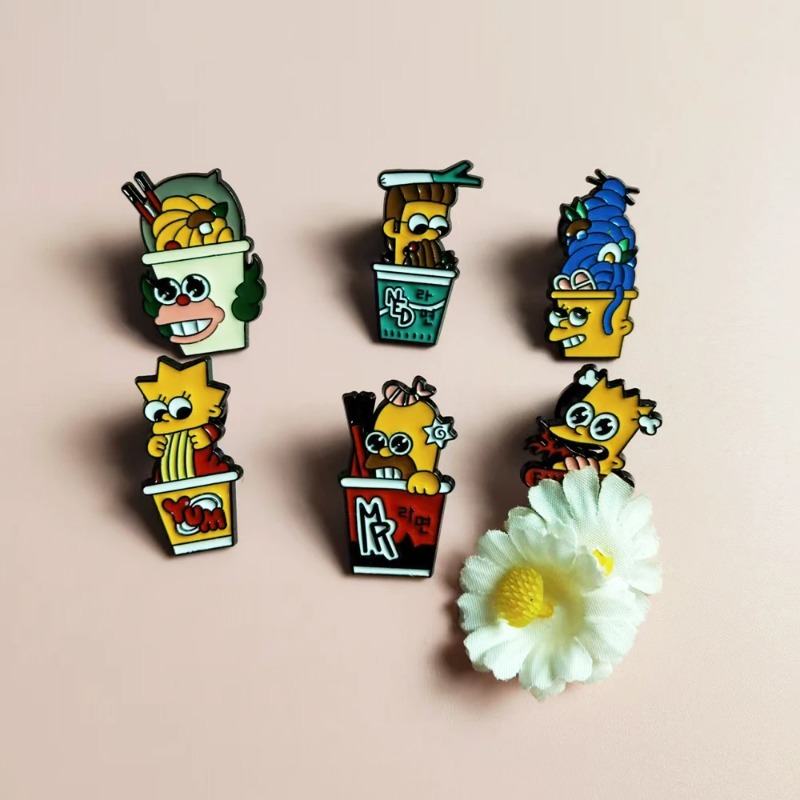 6pcs Set The Simpsons Cute fun - Vintage Item ulasan dan harga