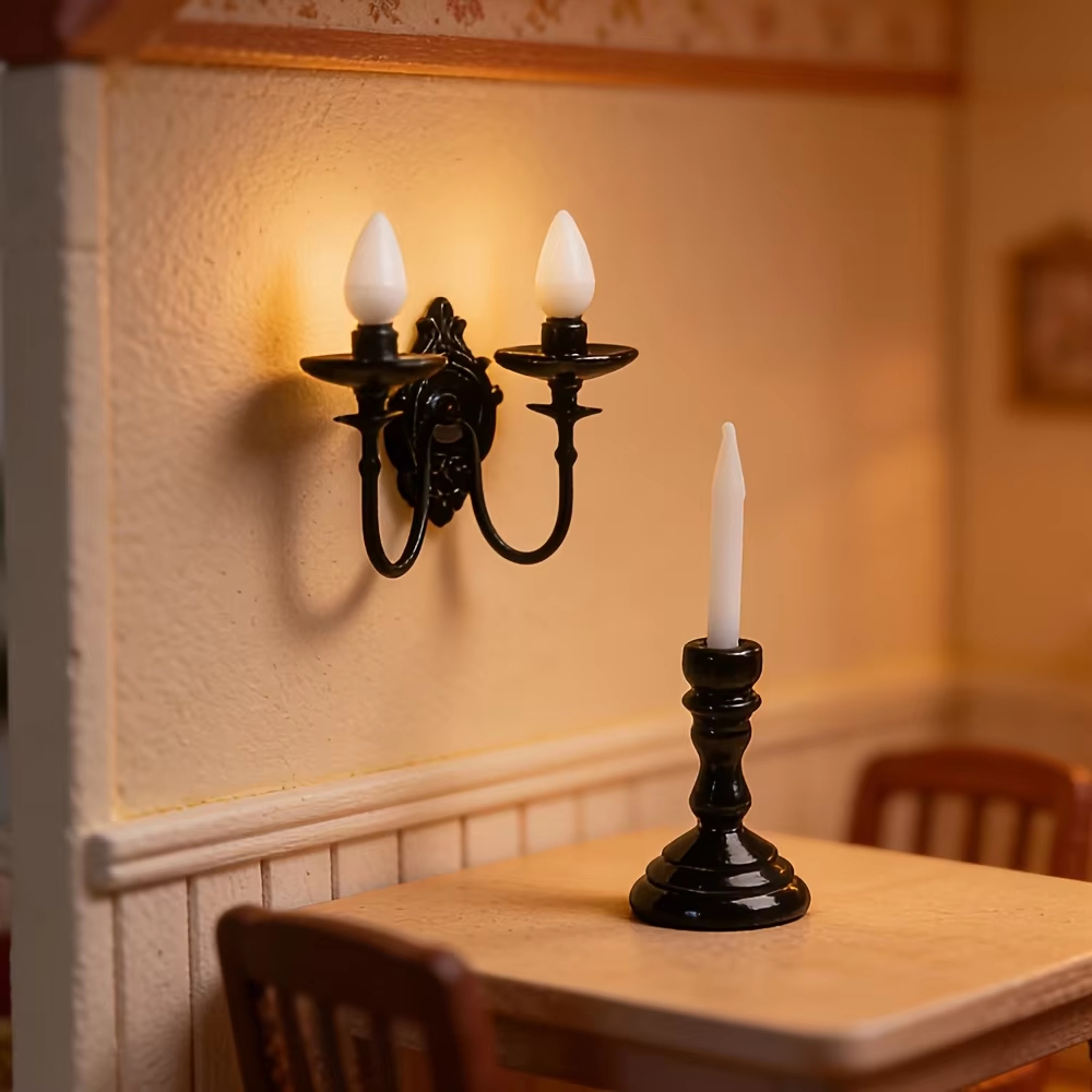 Vintage Wall Lamp Candle 1:12  - Collectible Vintage Lamps ulasan dan harga