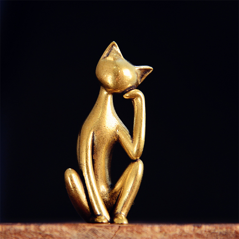 Meditation Cat Figurines Vinta - Vintage Collectible Christmas Ornaments ulasan dan harga