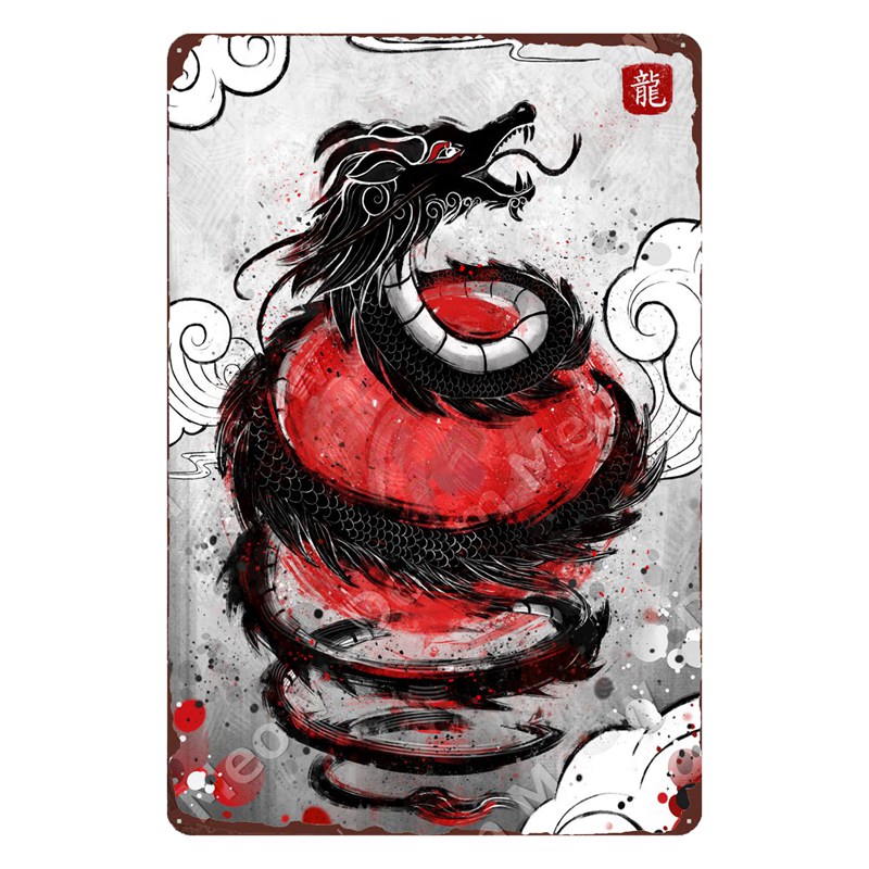 Japanese Ruby Metal Tin Sign A - Vintage Collectible Posters ulasan dan harga