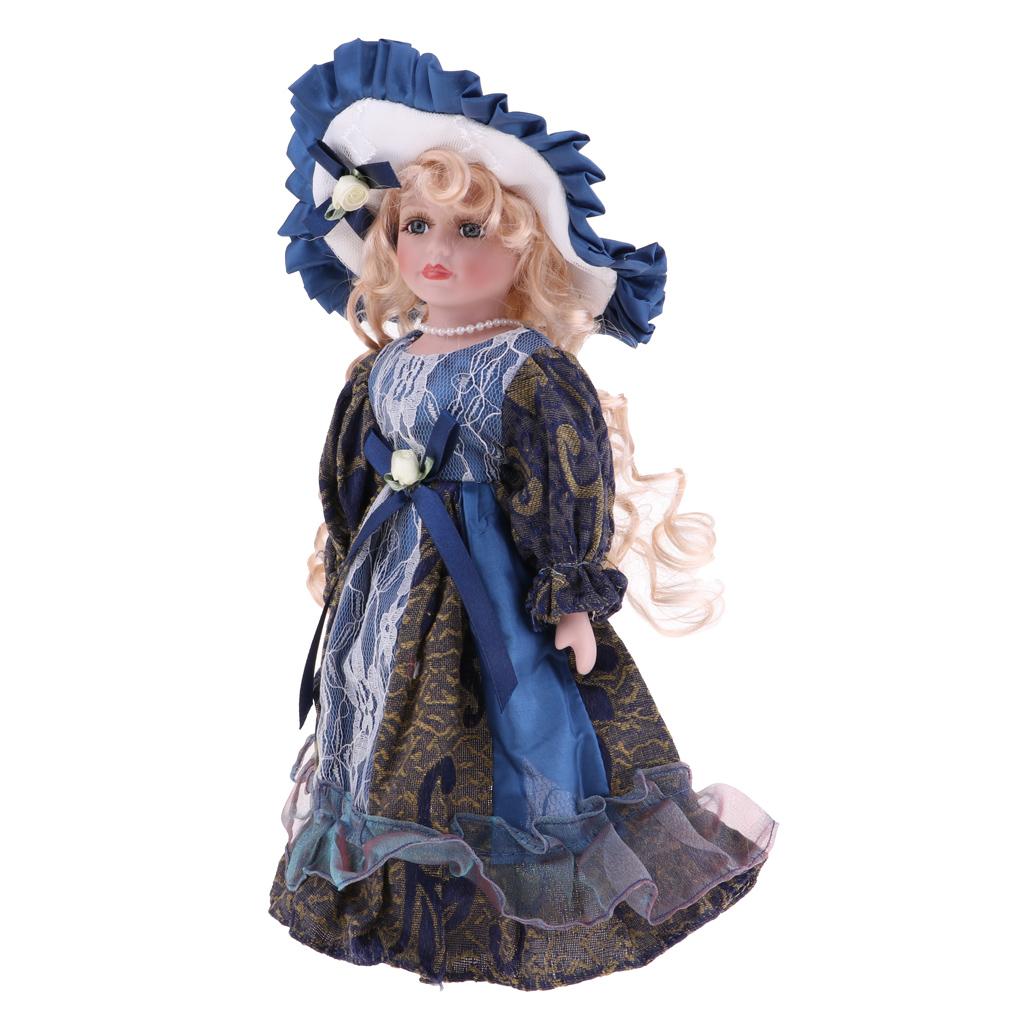 Vintage Porcelain Doll 30cm Co - Vintage Collectible Porcelain Dolls ulasan dan harga