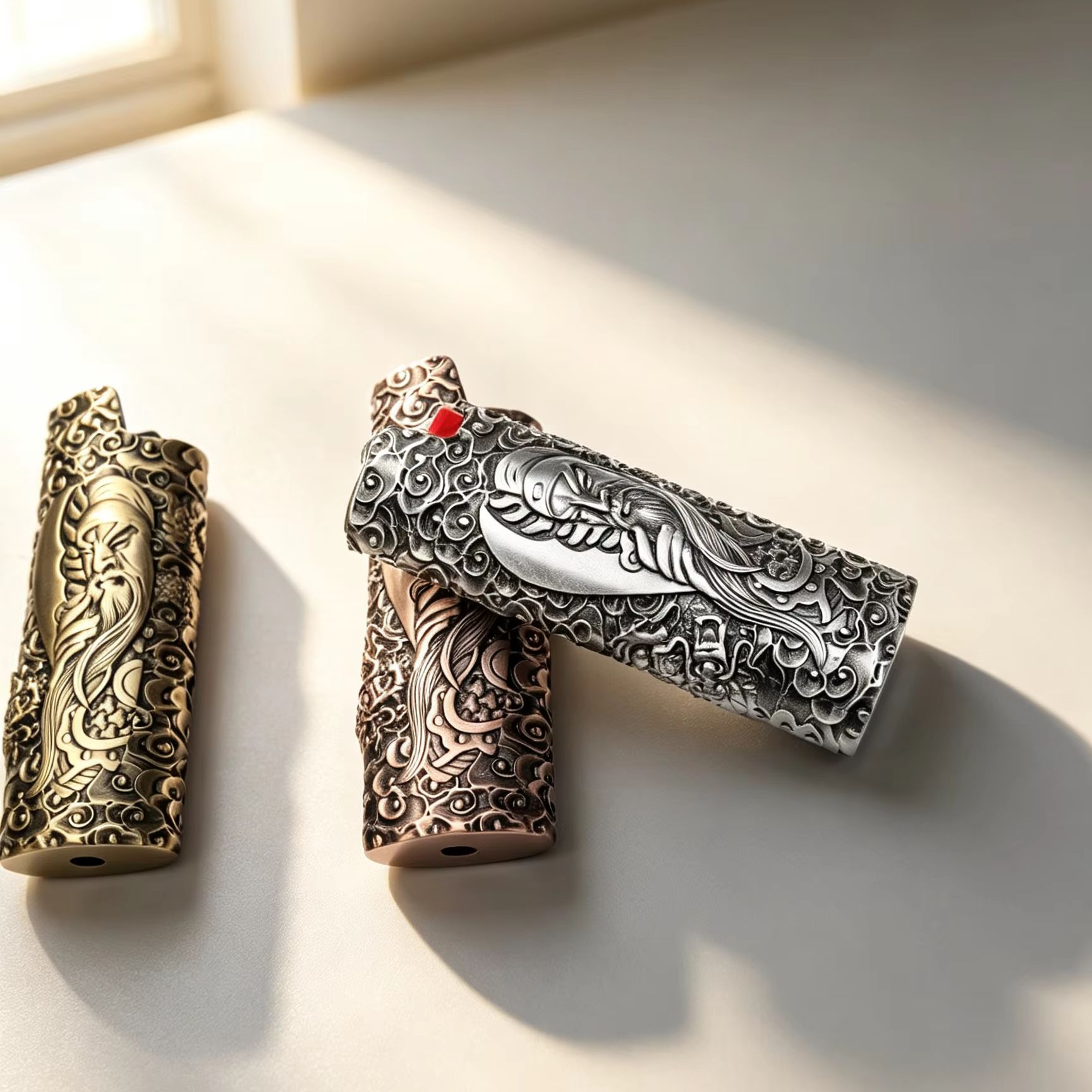 Zinc Alloy Lighter Case For BI - Vintage Collection ulasan dan harga