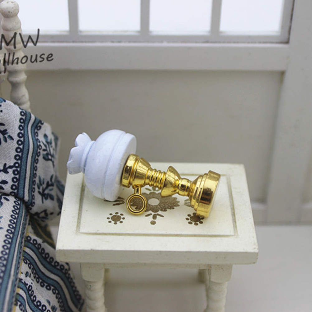 Mini White Lampshade Table Lam - Collectible Vintage Lamps ulasan dan harga