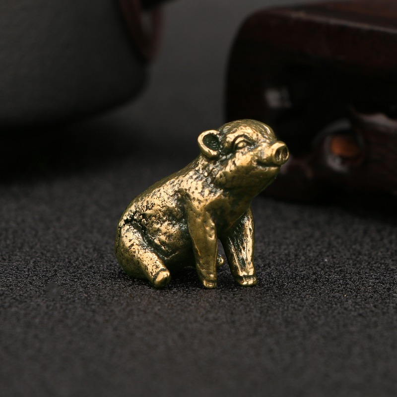 Retro Chinese Zodiac Pig Archa - Vintage Collectible Christmas Ornaments ulasan dan harga