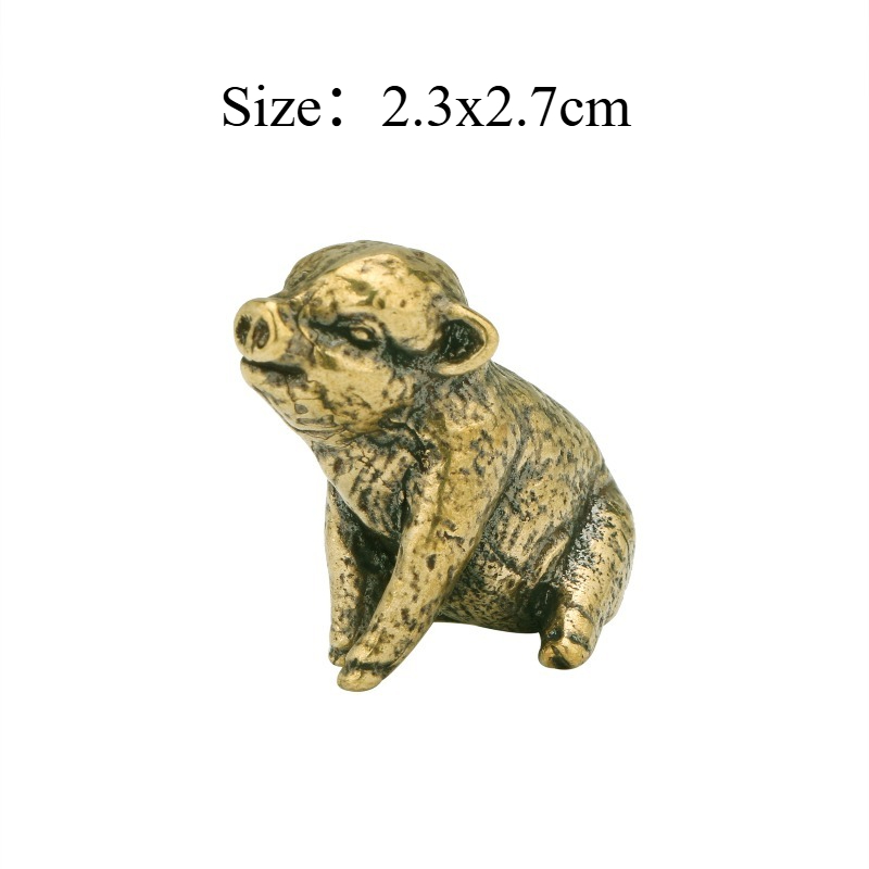 Retro Chinese Zodiac Pig Archa - Vintage Collectible Christmas Ornaments ulasan dan harga