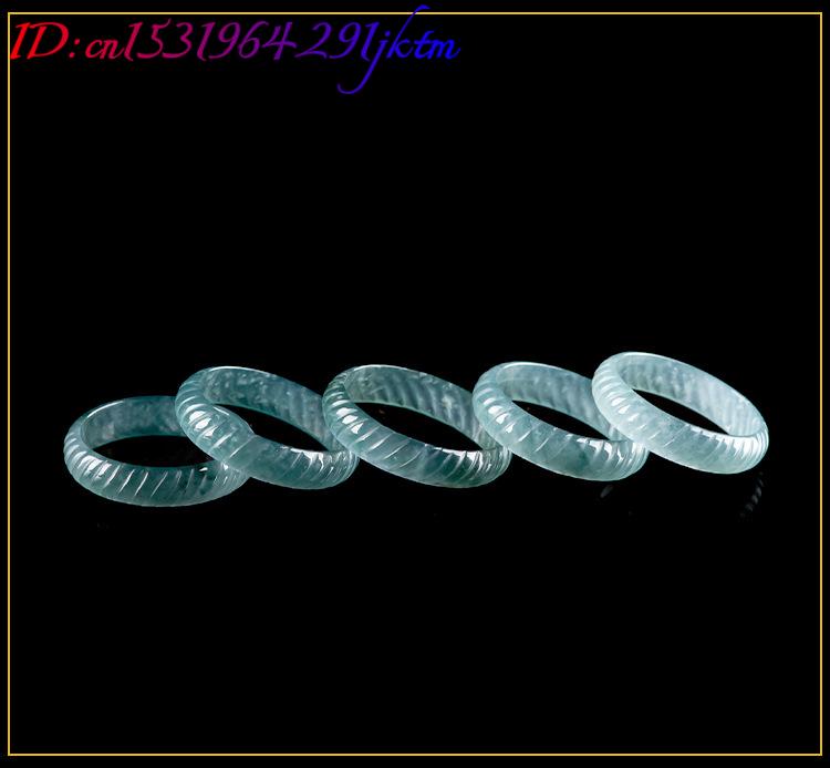 Blue Real Burmese Jadeite Ring - Vintage Item ulasan dan harga