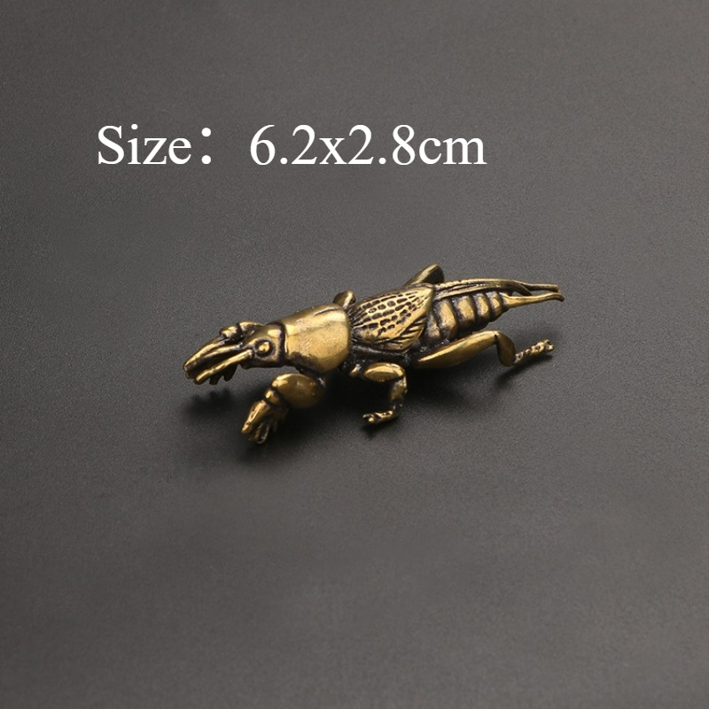 1 PC Solid Brass Carved Mini I - Vintage Collectible Christmas Ornaments ulasan dan harga