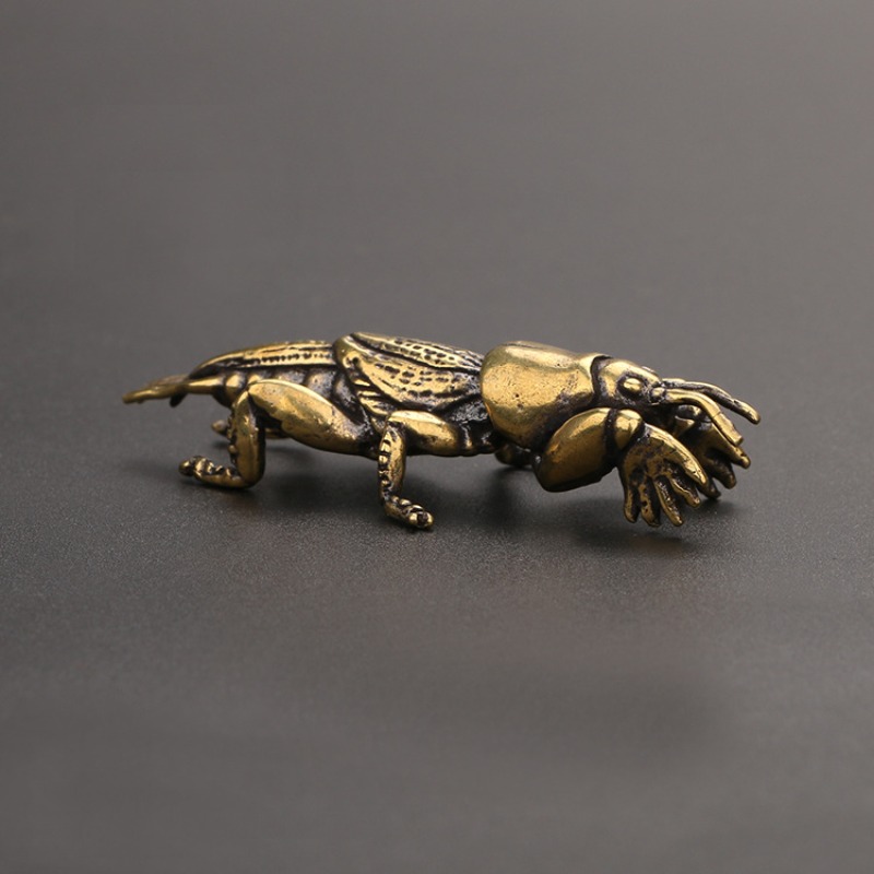 1 PC Solid Brass Carved Mini I - Vintage Collectible Christmas Ornaments ulasan dan harga