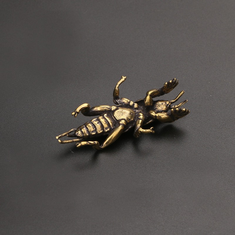 1 PC Solid Brass Carved Mini I - Vintage Collectible Christmas Ornaments ulasan dan harga