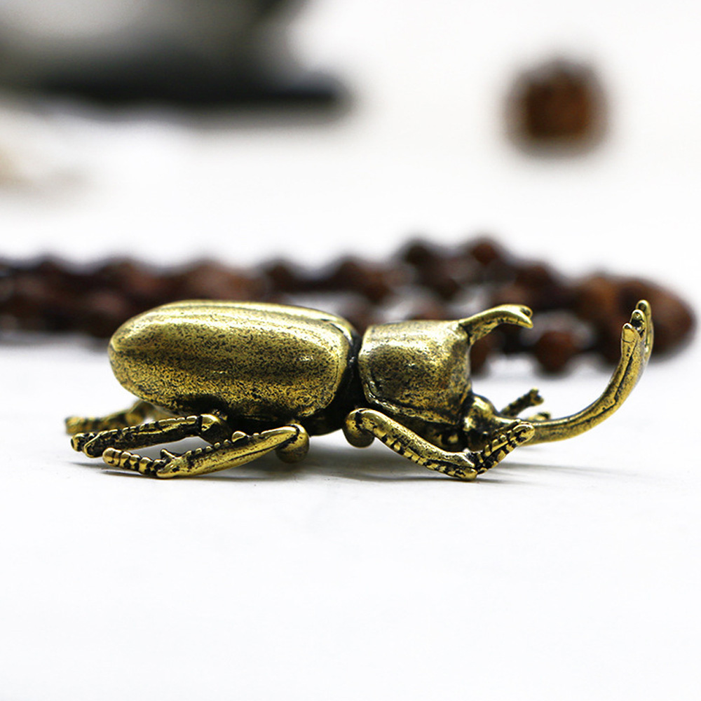 Vintage Brass Beetle Insect St - Vintage Collectible Christmas Ornaments ulasan dan harga