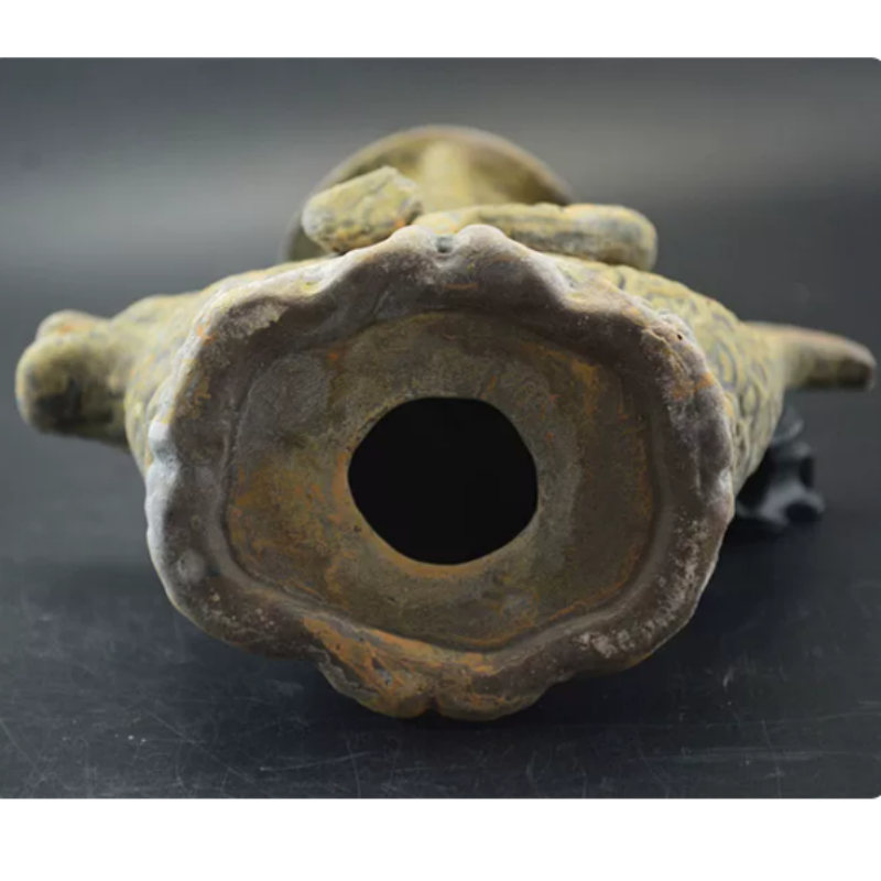 Vintage Yue Kiln Qilin Oil Lam - Collectible Vintage Lamps ulasan dan harga