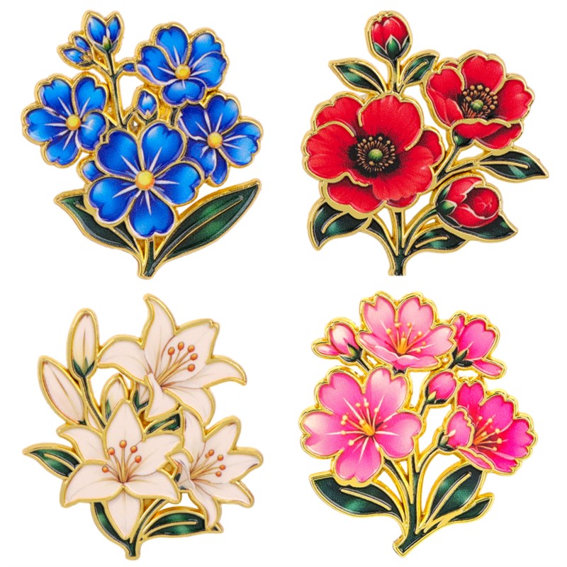 Cute Vintage Colorful Floral E - Vintage Item ulasan dan harga