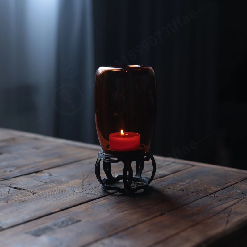 Vintage Glass Candle Holder Ze - Collectible Vintage Lamps ulasan dan harga