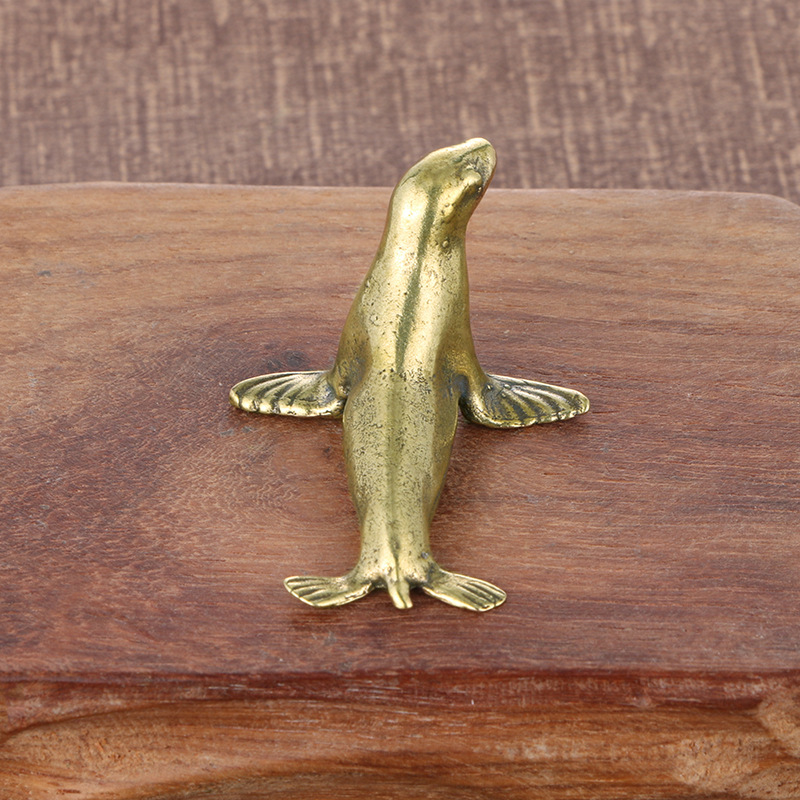 Brass Seal Desk Decoration Ani - Vintage Collectible Christmas Ornaments ulasan dan harga