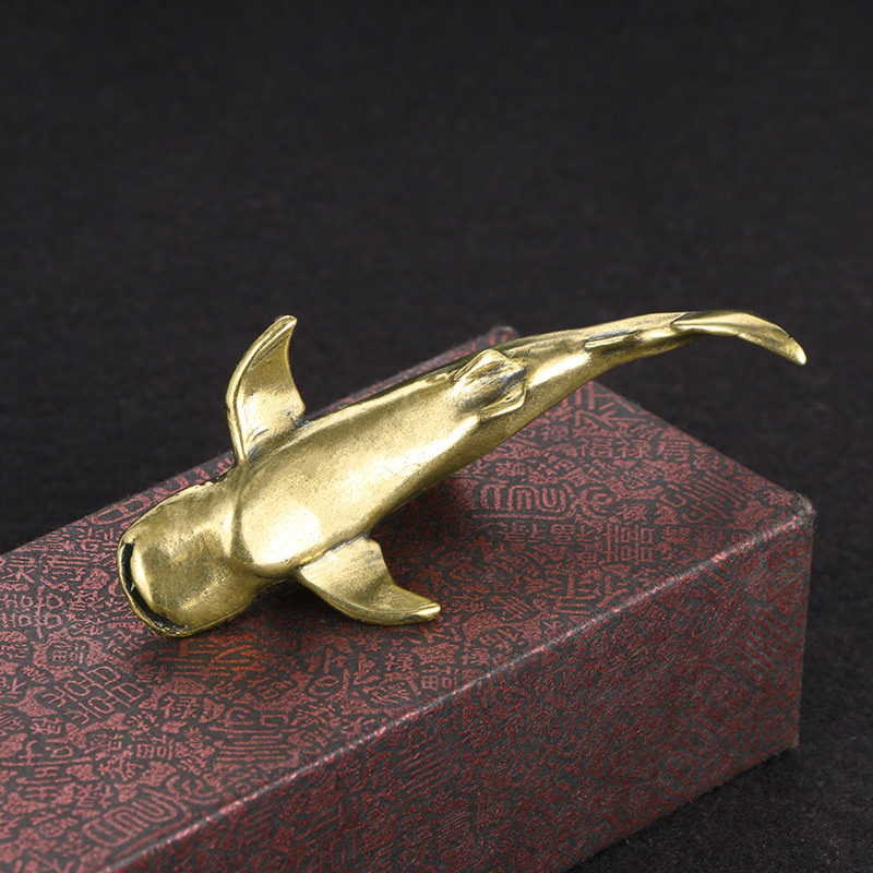 Vintage Brass Shark Figurine,  - Vintage Collectible Christmas Ornaments ulasan dan harga
