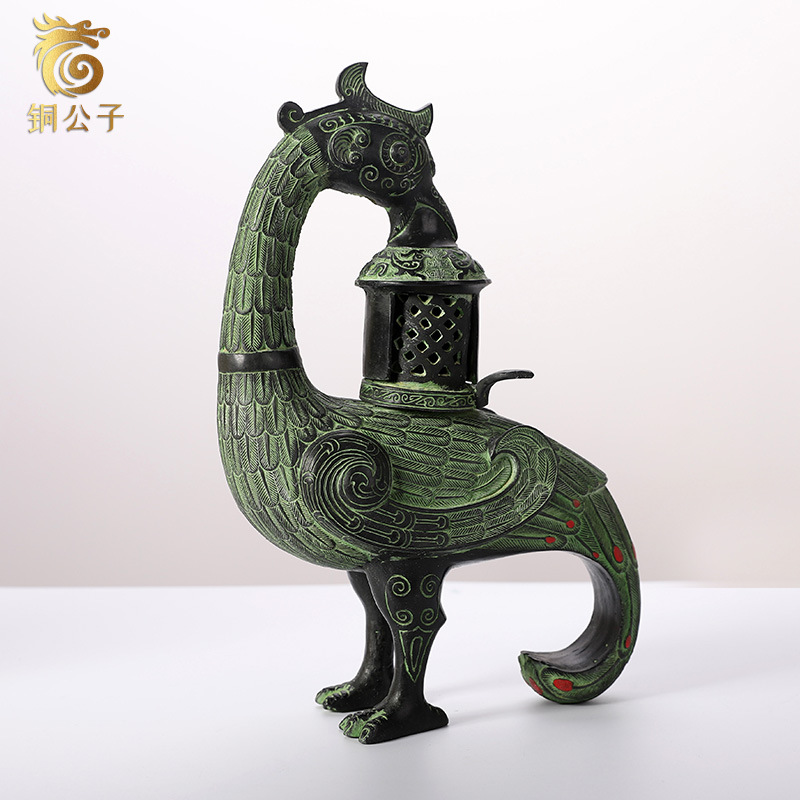 Phoenix Bird Antique Bronze Cr - Collectible Vintage Lamps ulasan dan harga