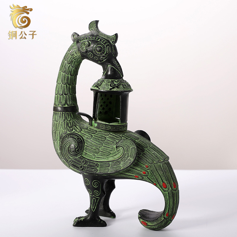 Phoenix Bird Antique Bronze Cr - Collectible Vintage Lamps ulasan dan harga