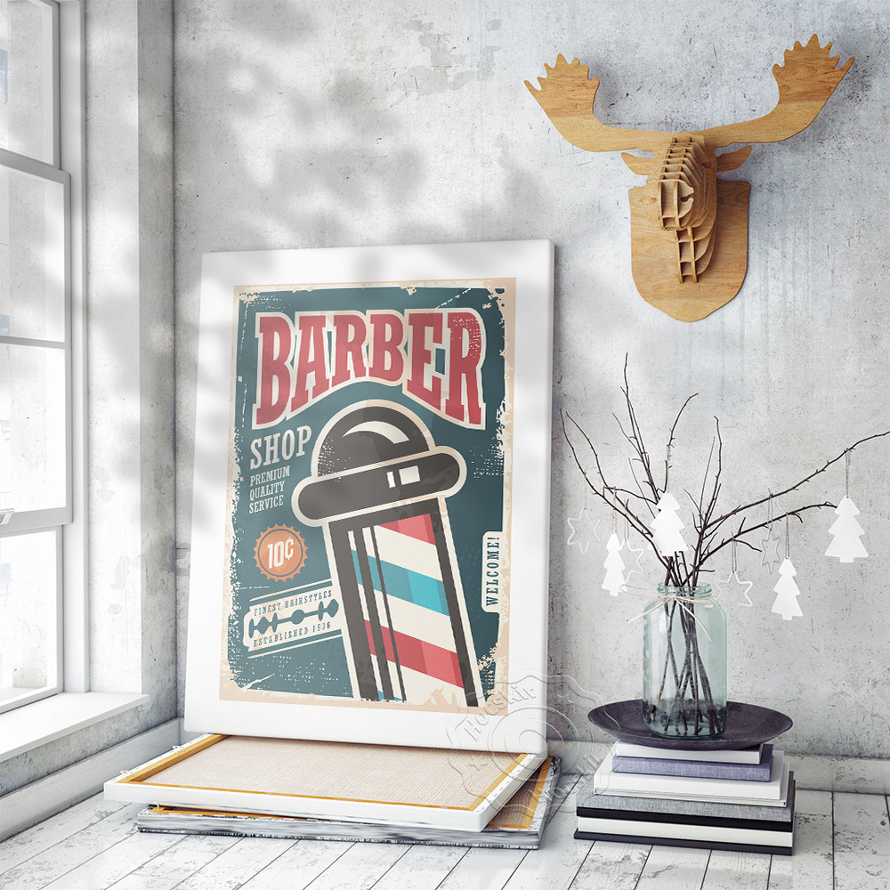 Barber Shop Vintage Art Collec - Collectible Vintage Lamps ulasan dan harga